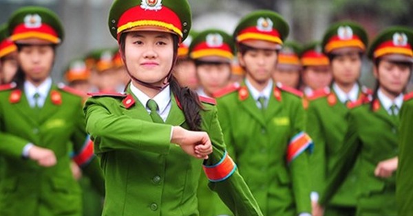 Hình Ảnh Nữ Công An Nhân Dân Việt Nam Xinh Đẹp Khí Chất Nhất