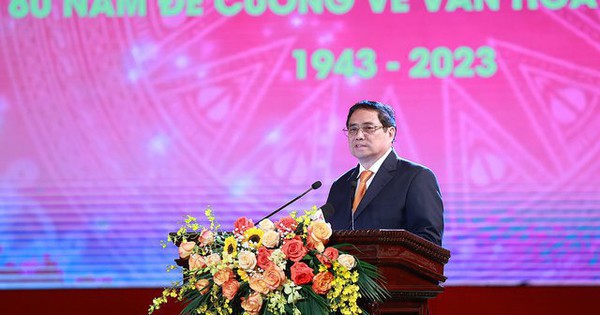 Phát biểu của Thủ tướng Chính phủ tại Chương trình nghệ thuật đặc biệt chào mừng kỷ niệm 80 năm Đề cương về Văn hóa Việt Nam