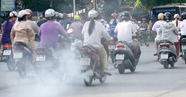 Chưa thực hiện kiểm định khí thải xe máy từ 1/1/2025