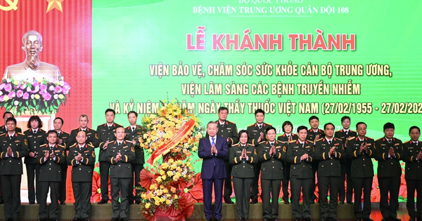 Tổng Bí thư Tô Lâm dự lễ khánh thành Viện Bảo vệ, Chăm sóc sức khỏe Cán bộ Trung ương