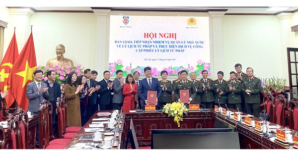 Từ 1/3, Bộ Công an chính thức thực hiện nhiệm vụ về lý lịch tư pháp