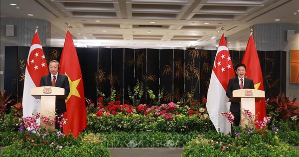 Tuyên bố chung về nâng cấp quan hệ Đối tác Chiến lược toàn diện giữa Việt Nam và Singapore