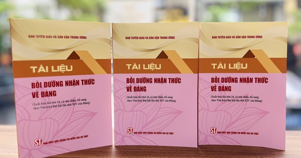 Tài liệu Bồi Dưỡng Nhận Thức Đảng (Lần 24) Ra Mắt - phong cách sống news from Báo Điện Tử Chính Phủ Nước CHXHCN Việt Nam