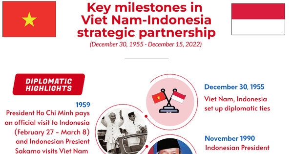 INFOGRAPHICS: Key milestones in Viet Nam-Indonesia strategic partnership