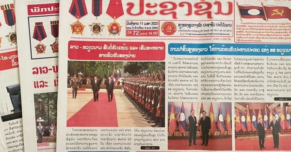 Lao media highlighted the results of President Vo Van Thuong's official ...