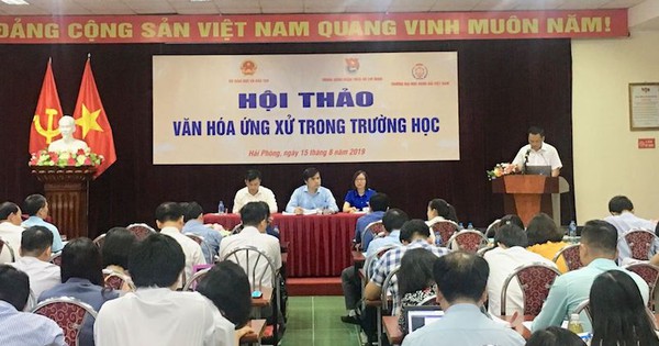 Xây dựng văn hóa ứng xử trong trường học