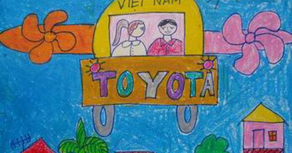 Việt Nam đoạt giải vàng cuộc thi vẽ Chiếc ôtô mơ ước của Toyota  Văn hóa   Vietnam VietnamPlus