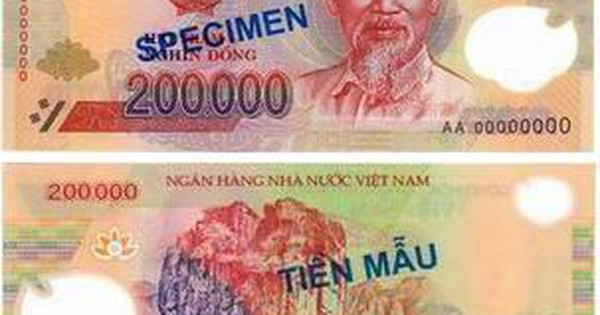 Phát hành tiền polymer mệnh giá 200.000 đồng và 10.000 đồng vào lưu thông