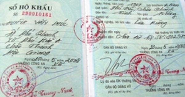 Sổ Hộ Khẩu Có Giá Trị Xác Định Nơi Thường Trú