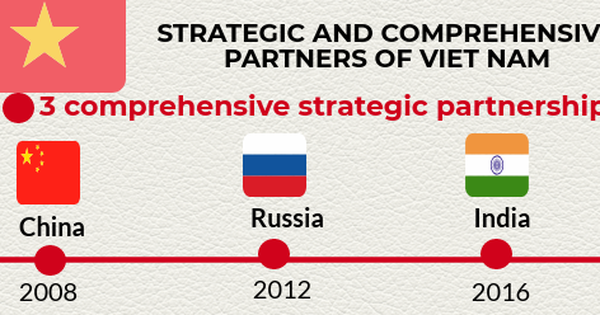 Infographics: Strategic and comprehensive partners of Viet Nam