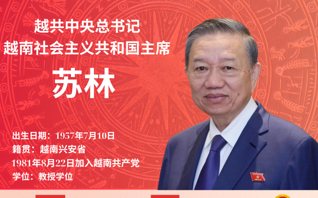 越共中央总书记、国家主席苏林的简历