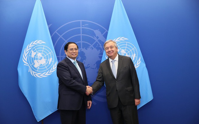 Prime Minister Pham Minh Chinh meets UN Secretary-General Ant&#243;nio Guterres

