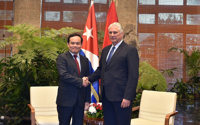 President of Cuba receives visiting Vietnamese DPM