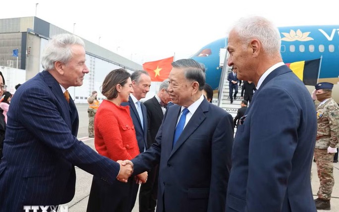 To Lam starts official visits to EU, Belgium