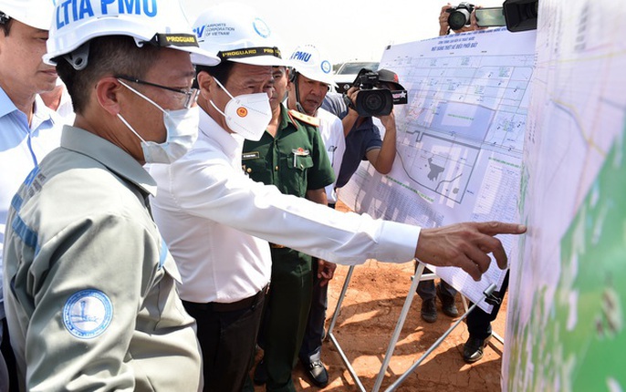 Phó Thủ tướng Lê Văn Thành kiểm tra dự án sân bay Long Thành