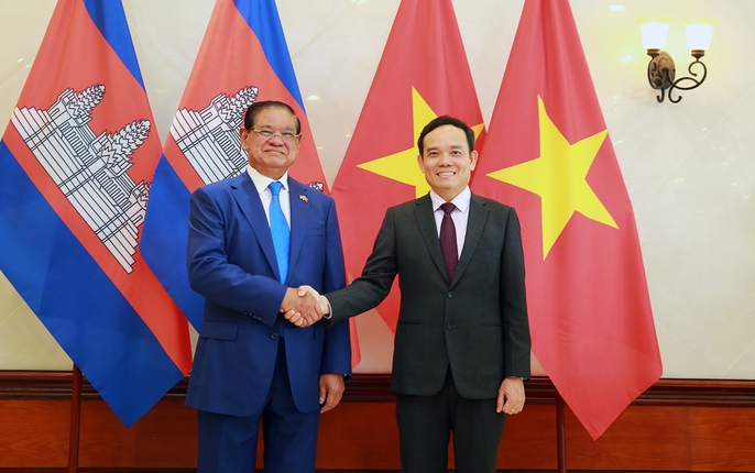 Chùm ảnh: Hội nghị lần thứ 12 về hợp tác các tỉnh biên giới Việt Nam-Campuchia