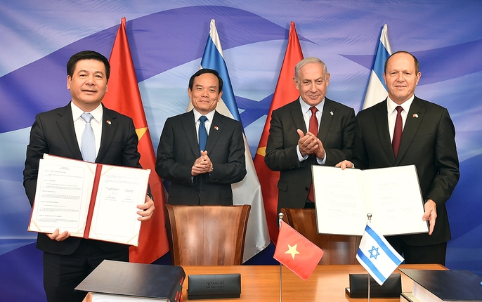 Chùm ảnh: Phó Thủ tướng Trần Lưu Quang thăm chính thức Israel