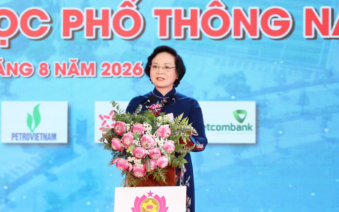 Phó Thủ tướng Phạm Thị Thanh Trà dự lễ khởi công xây dựng Trường THPT Nam Đàn 1