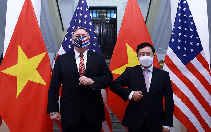 CHÙM ẢNH: Phó Thủ tướng Phạm Bình Minh đón, hội đàm Ngoại trưởng Hoa Kỳ